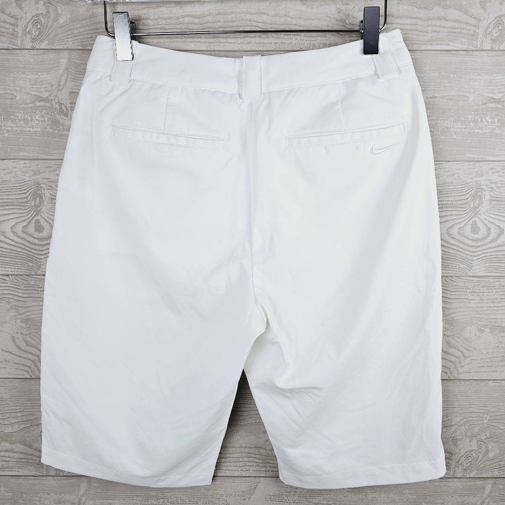Nike Golf Tour Performance Dri-Fit Women's White Shorts NWT, size 2 - Picture 2 of 13